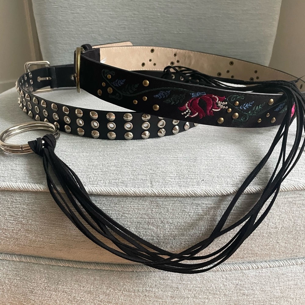 Bundle of 3 black belts